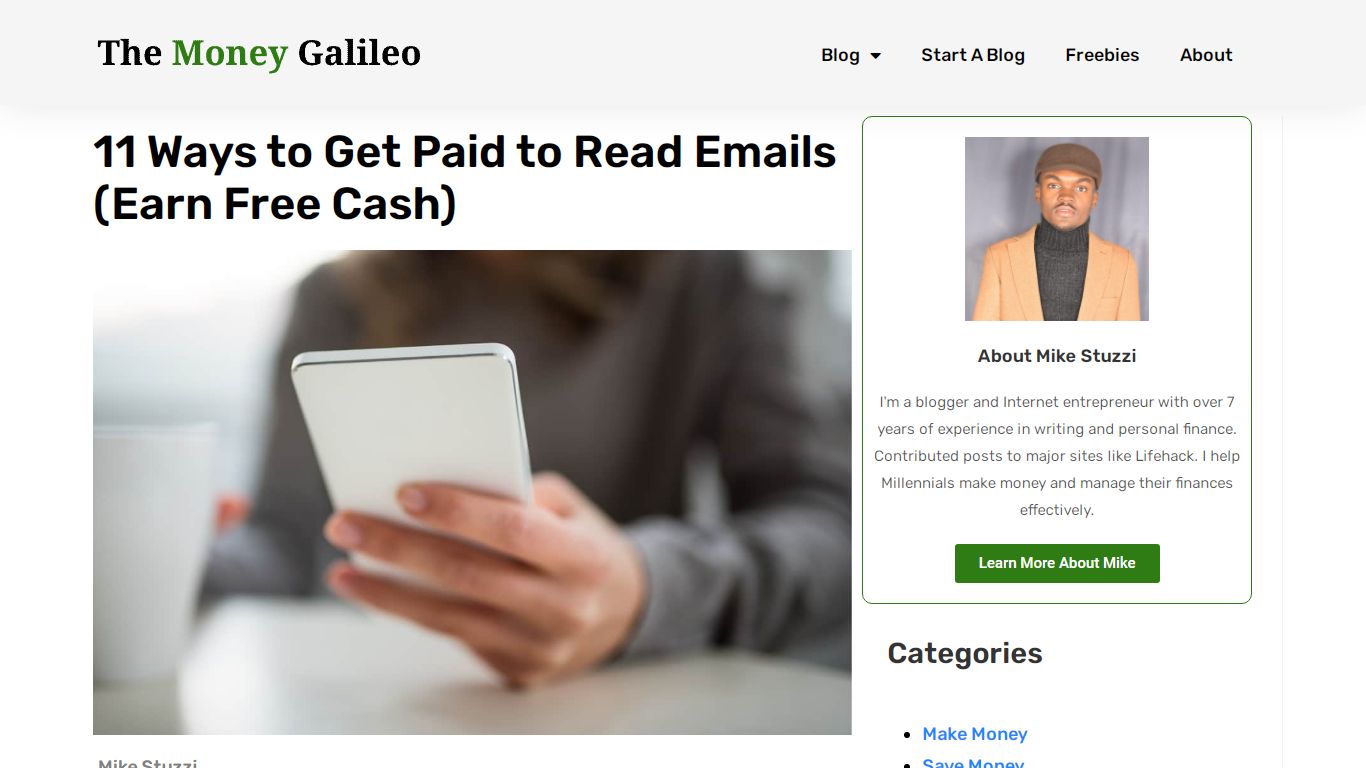 11 Ways to Get Paid to Read Emails (Earn Free Cash) - The Money Galileo